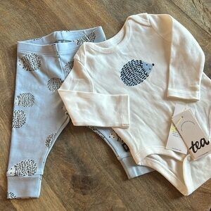 Tea brand baby outfit. Brand new with tags. Very soft and cute matching set